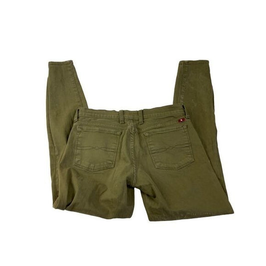Lucky Brand Charlie Super Skinny Jeans Olive Green Women’s Size 27