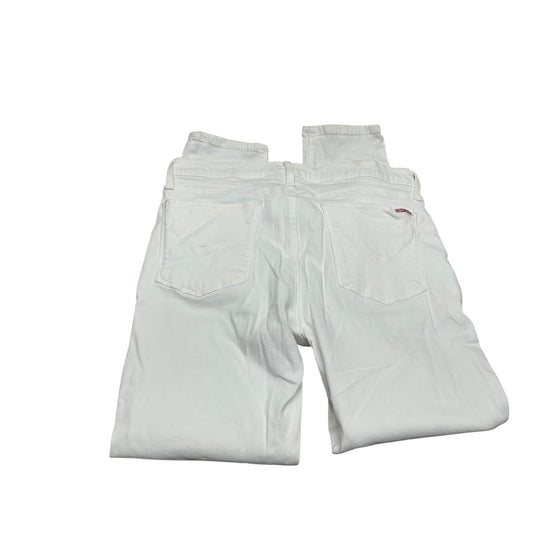 Hudson White Mid-Rise Skinny Jeans Women’s Size 31